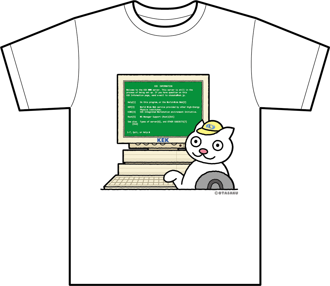 Tシャツ KEK 日本初ウェブサイト おたさく商事「おたさくONLINE」